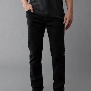 Men's Black American Eagle Airflex+Jeans